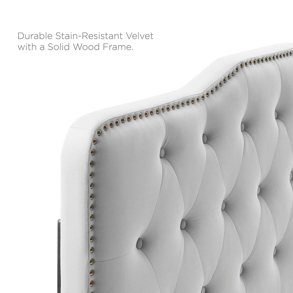 Amber Tufted Performance Velvet Twin Platform Bed by Modway