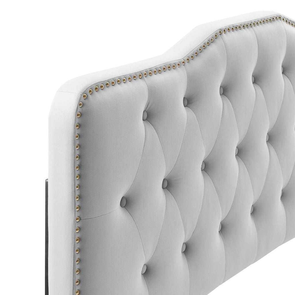 Amber Tufted Performance Velvet Twin Platform Bed by Modway