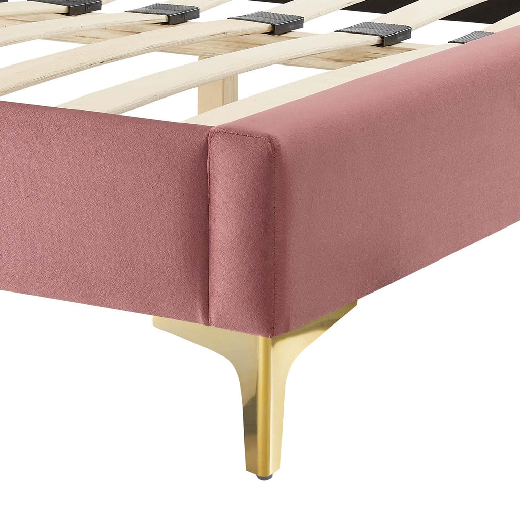 Aviana Performance Velvet Twin Bed by Modway