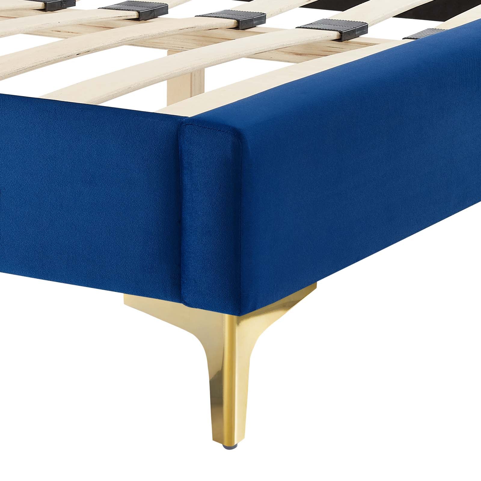 Neena Performance Velvet Twin Bed by Modway