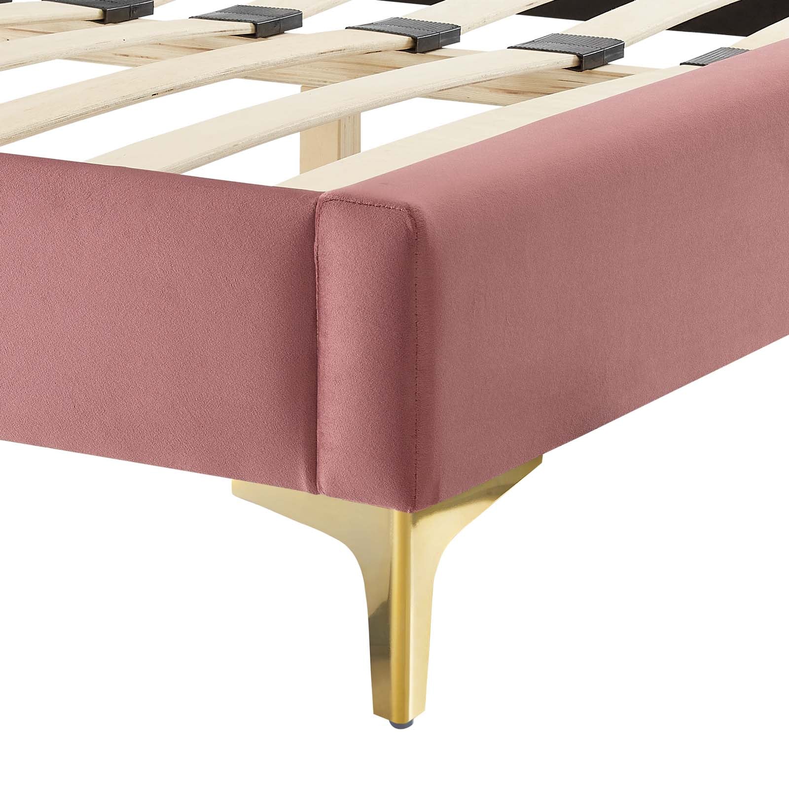 Liva Performance Velvet Twin Bed by Modway