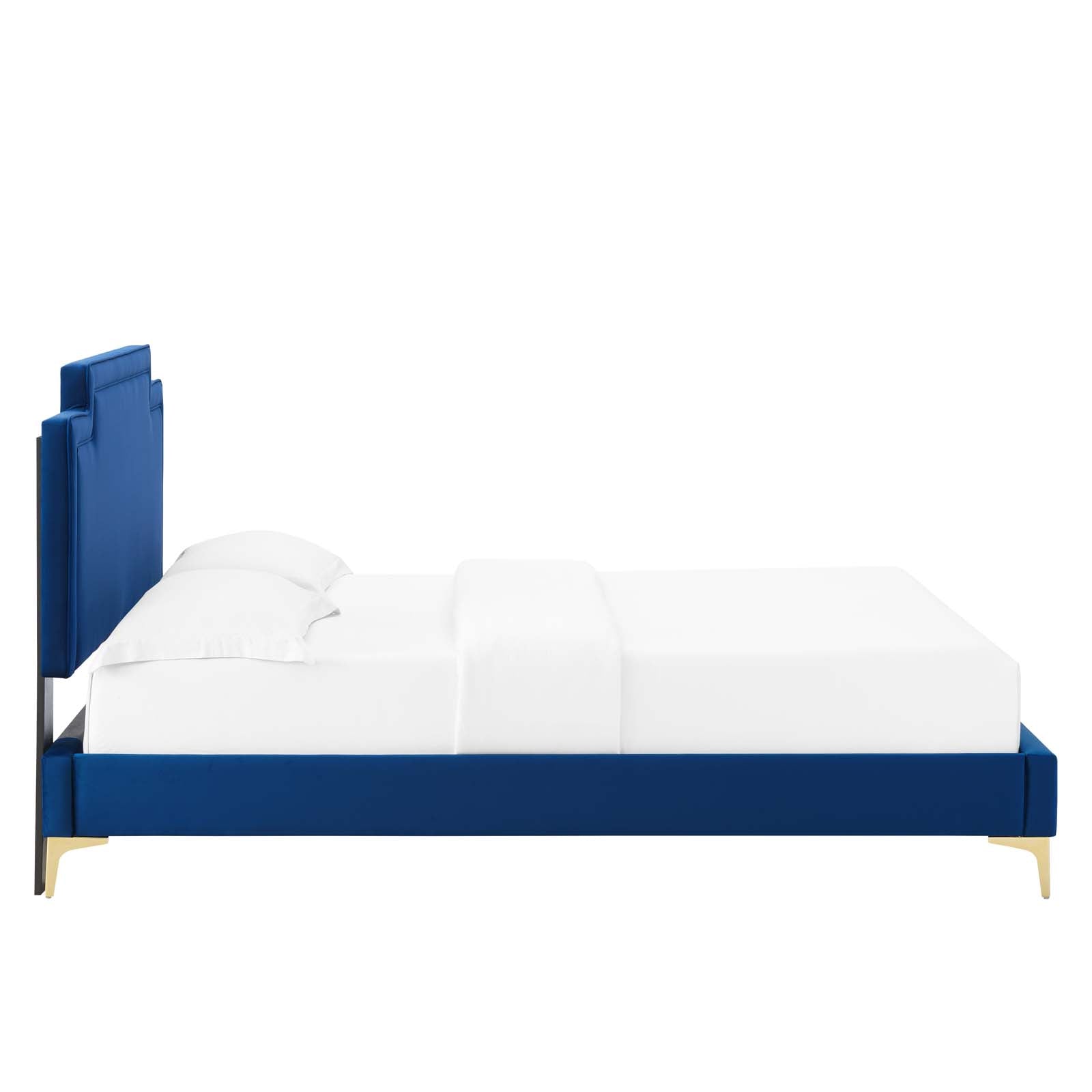 Liva Performance Velvet Twin Bed by Modway