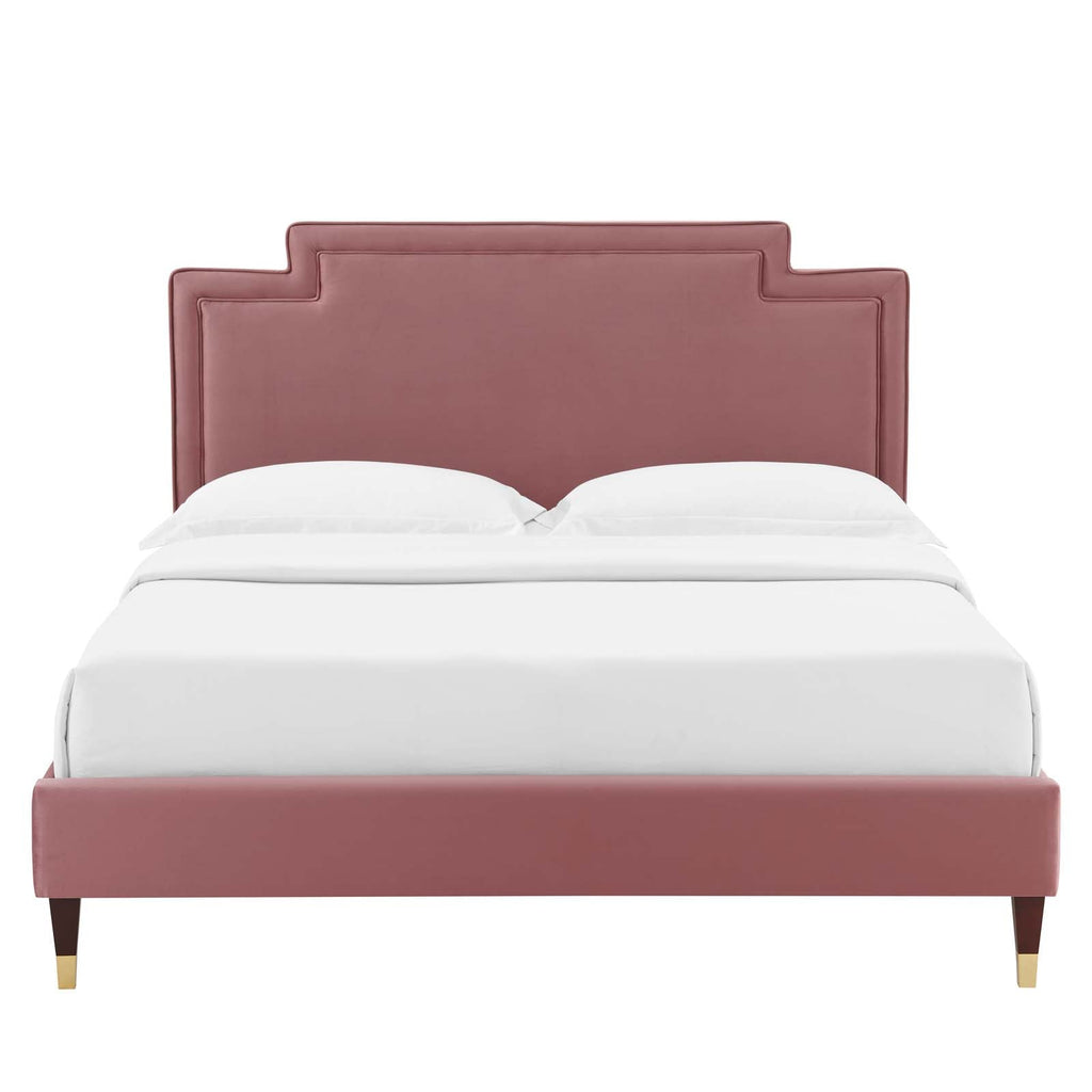 Liva Performance Velvet Twin Bed by Modway