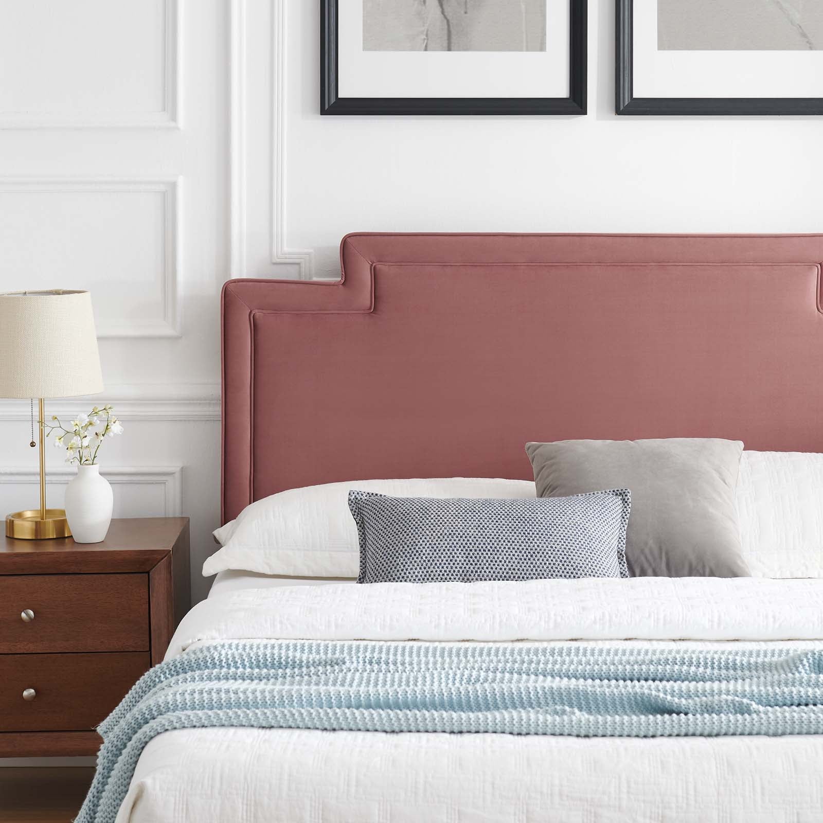 Liva Performance Velvet Twin Bed by Modway