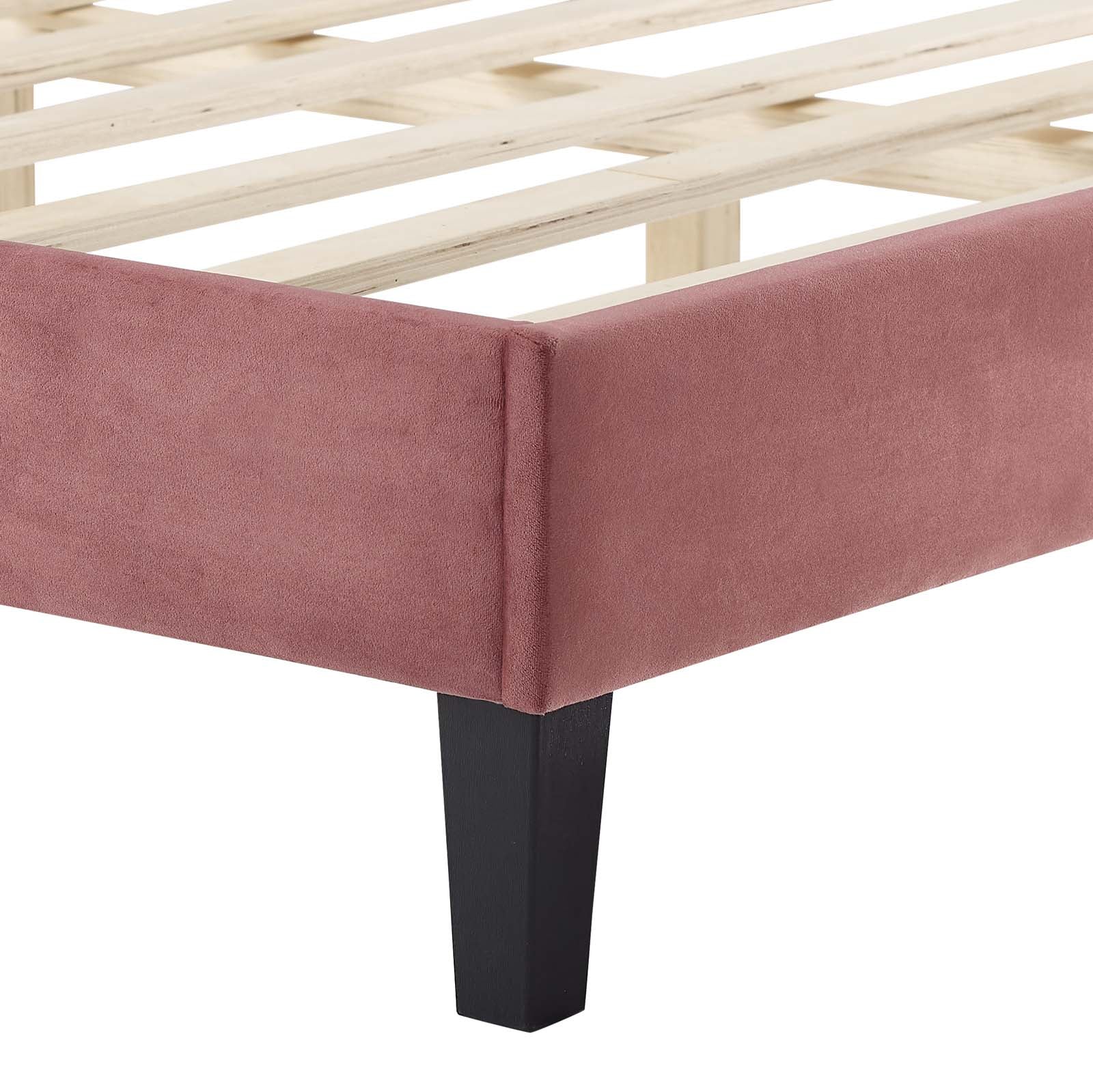 Liva Performance Velvet Twin Bed by Modway