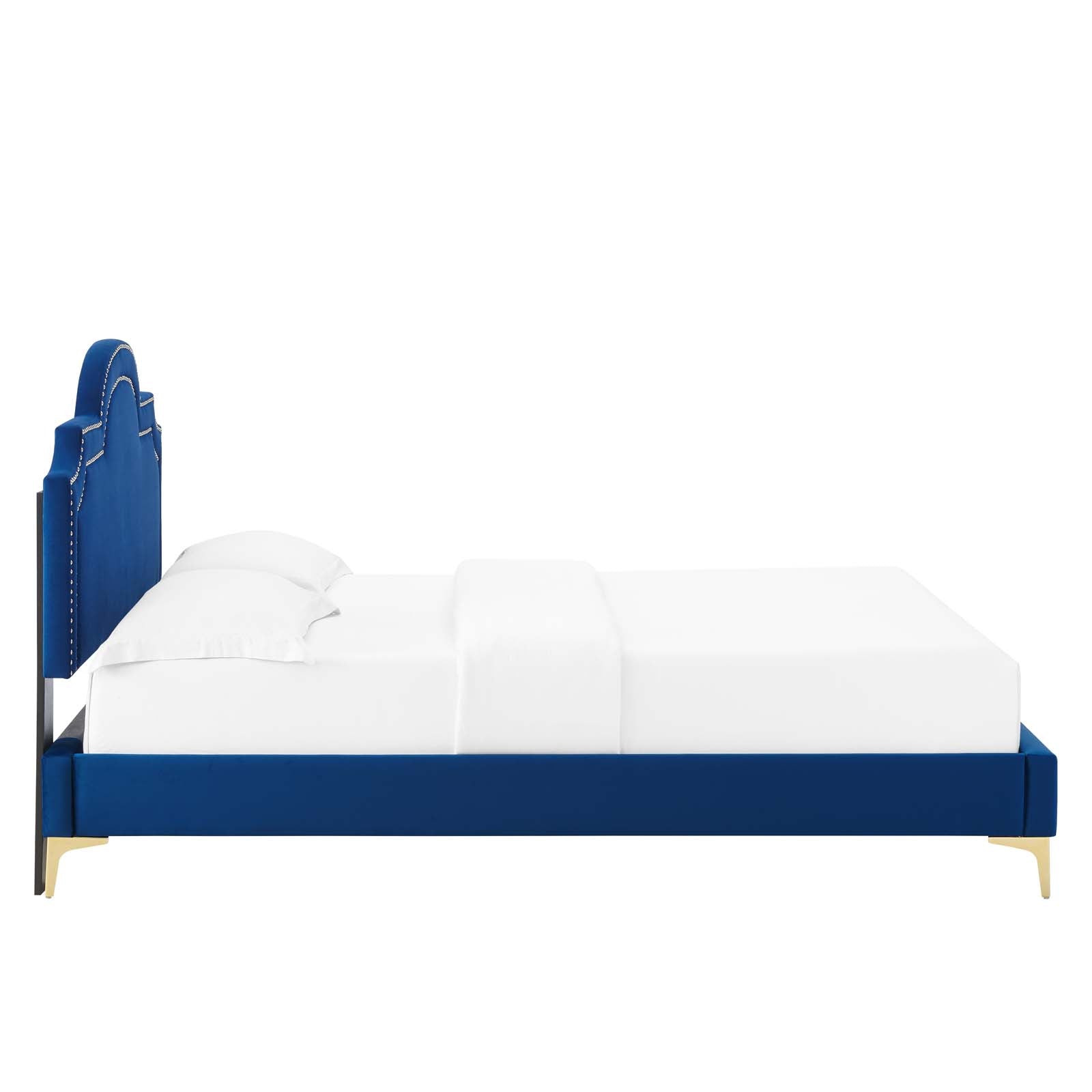 Aviana Performance Velvet Queen Bed by Modway