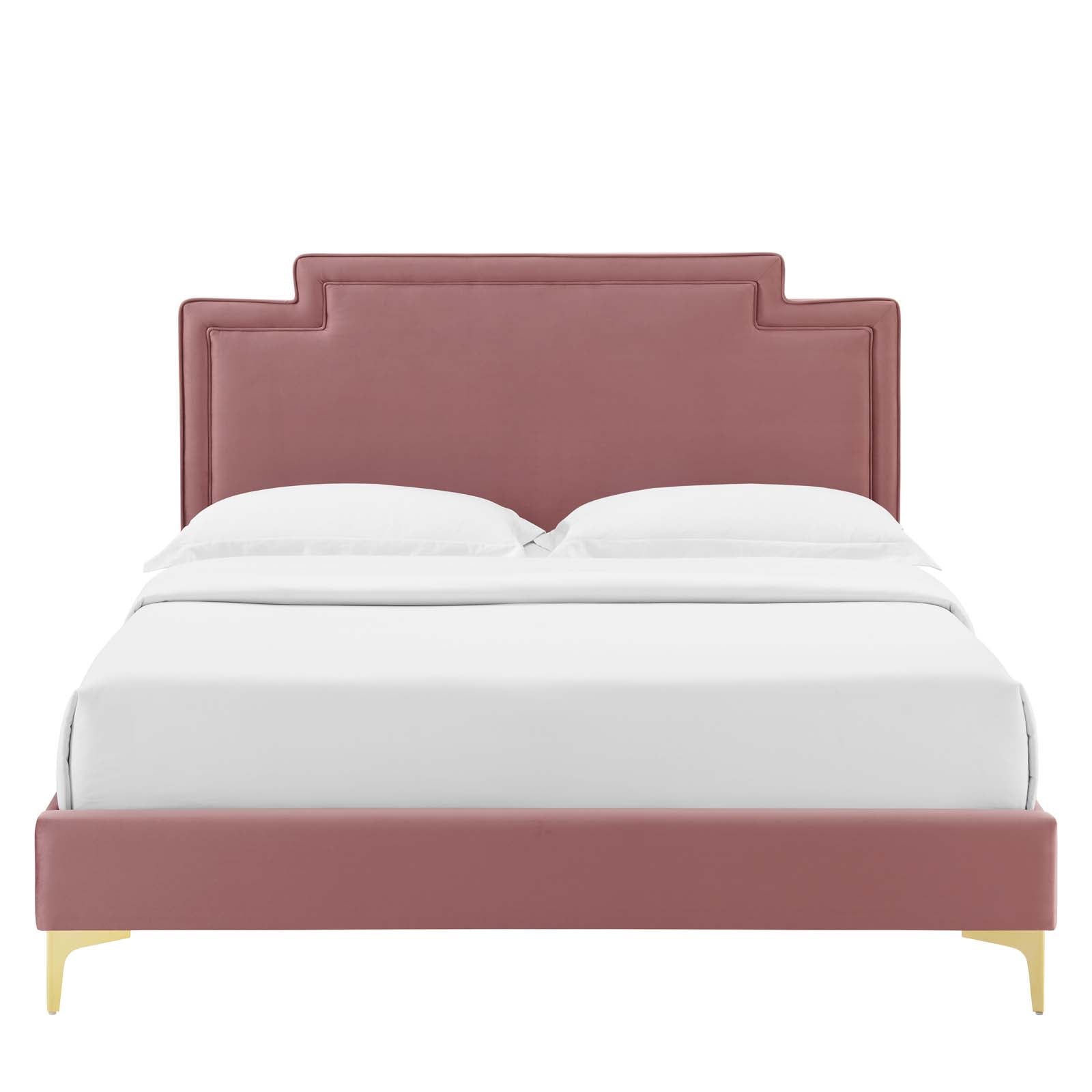 Liva Performance Velvet King Bed by Modway