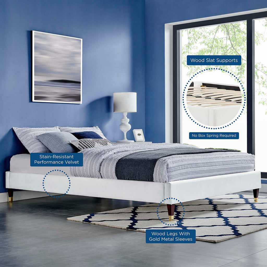 Aviana Performance Velvet King Bed by Modway