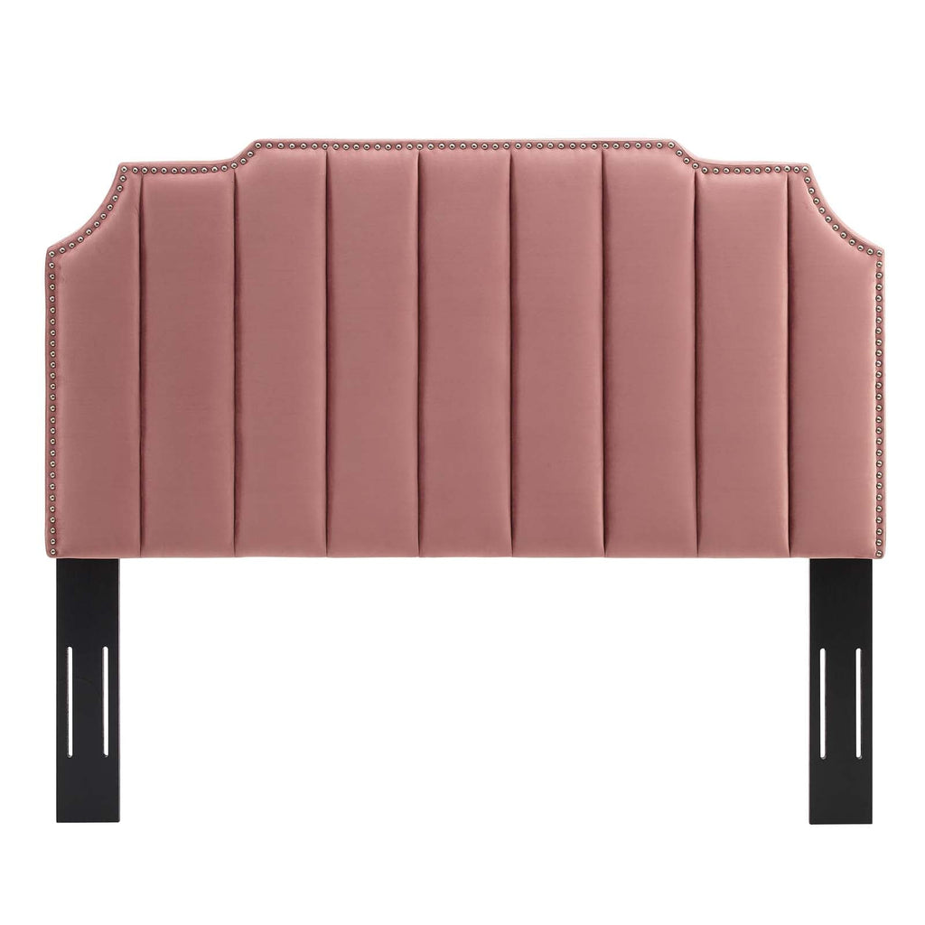Colette Performance Velvet King Platform Bed by Modway