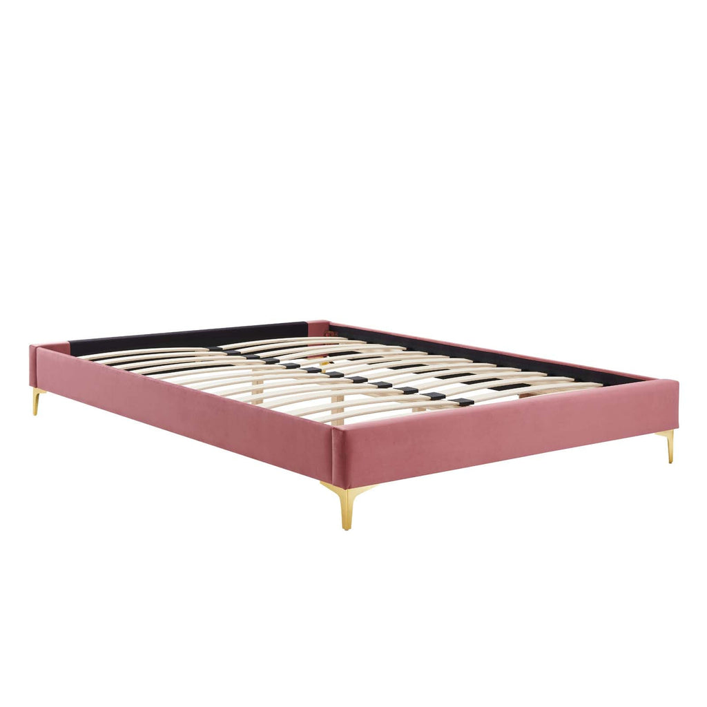 Colette Performance Velvet King Platform Bed by Modway