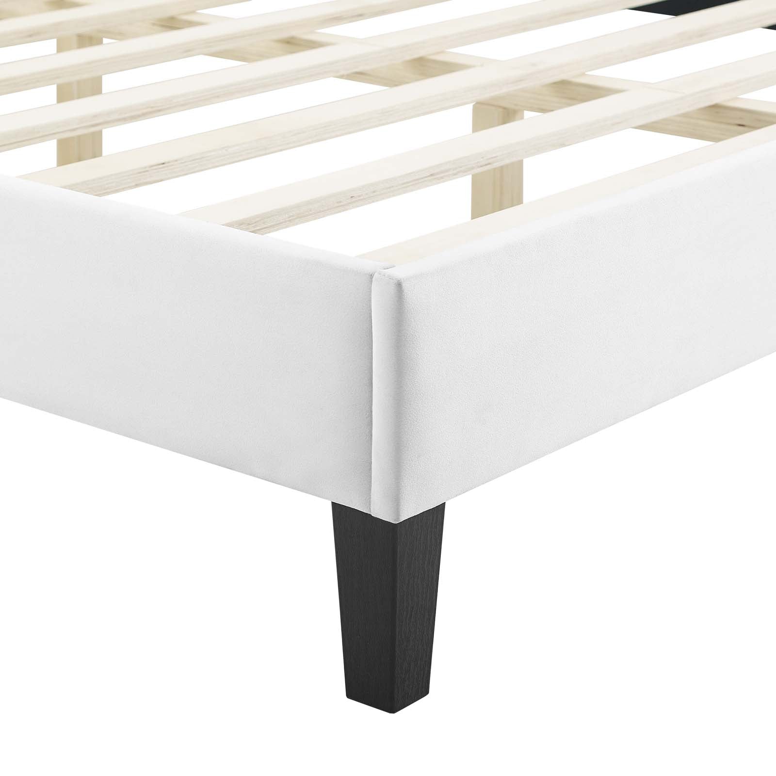 Sienna Performance Velvet Full Platform Bed by Modway