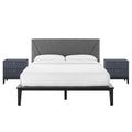 Dakota 3 Piece Upholstered Bedroom Set by Modway