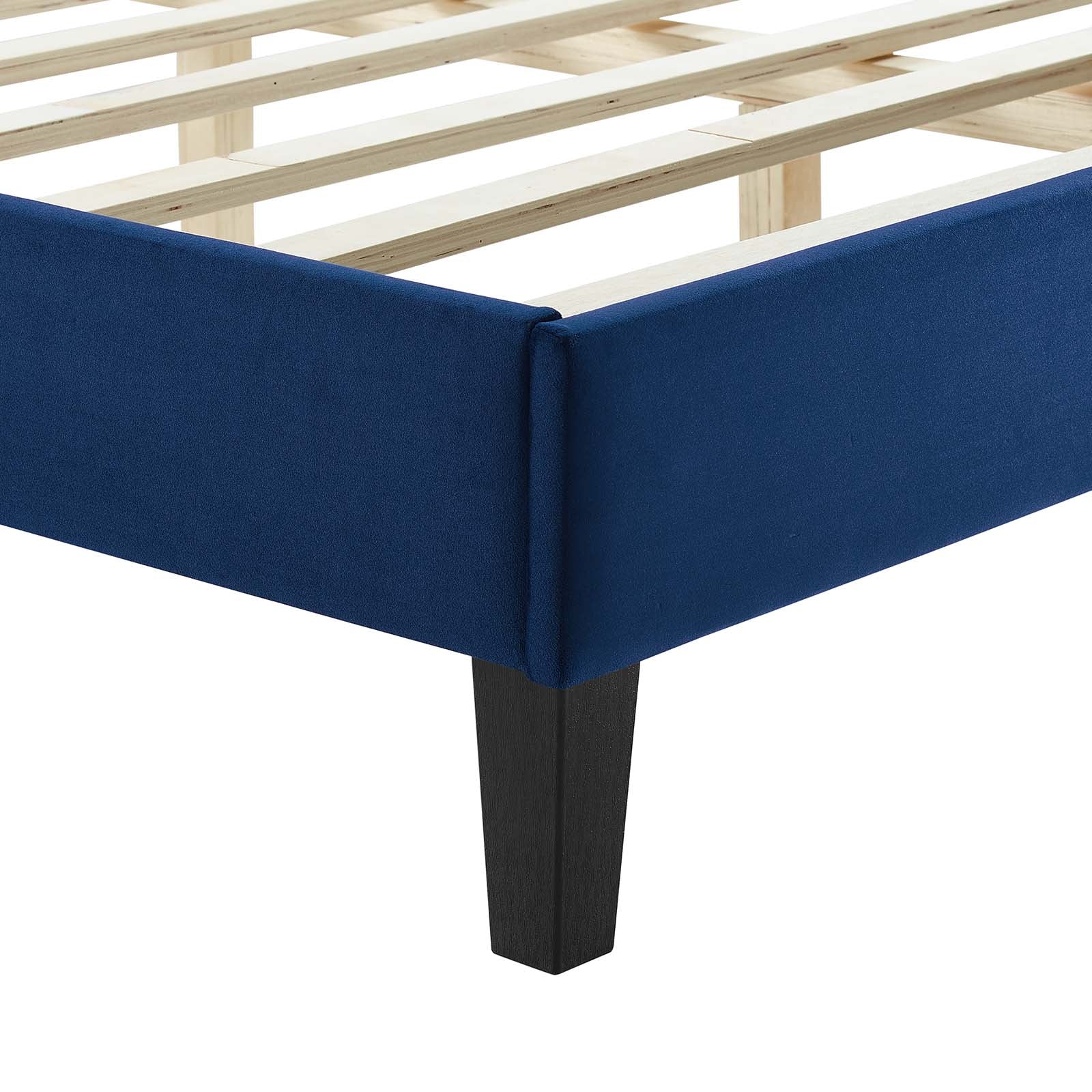 Sofia Channel Tufted Performance Velvet Queen Platform Bed by Modway