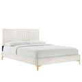 Sofia Channel Tufted Performance Velvet Twin Platf