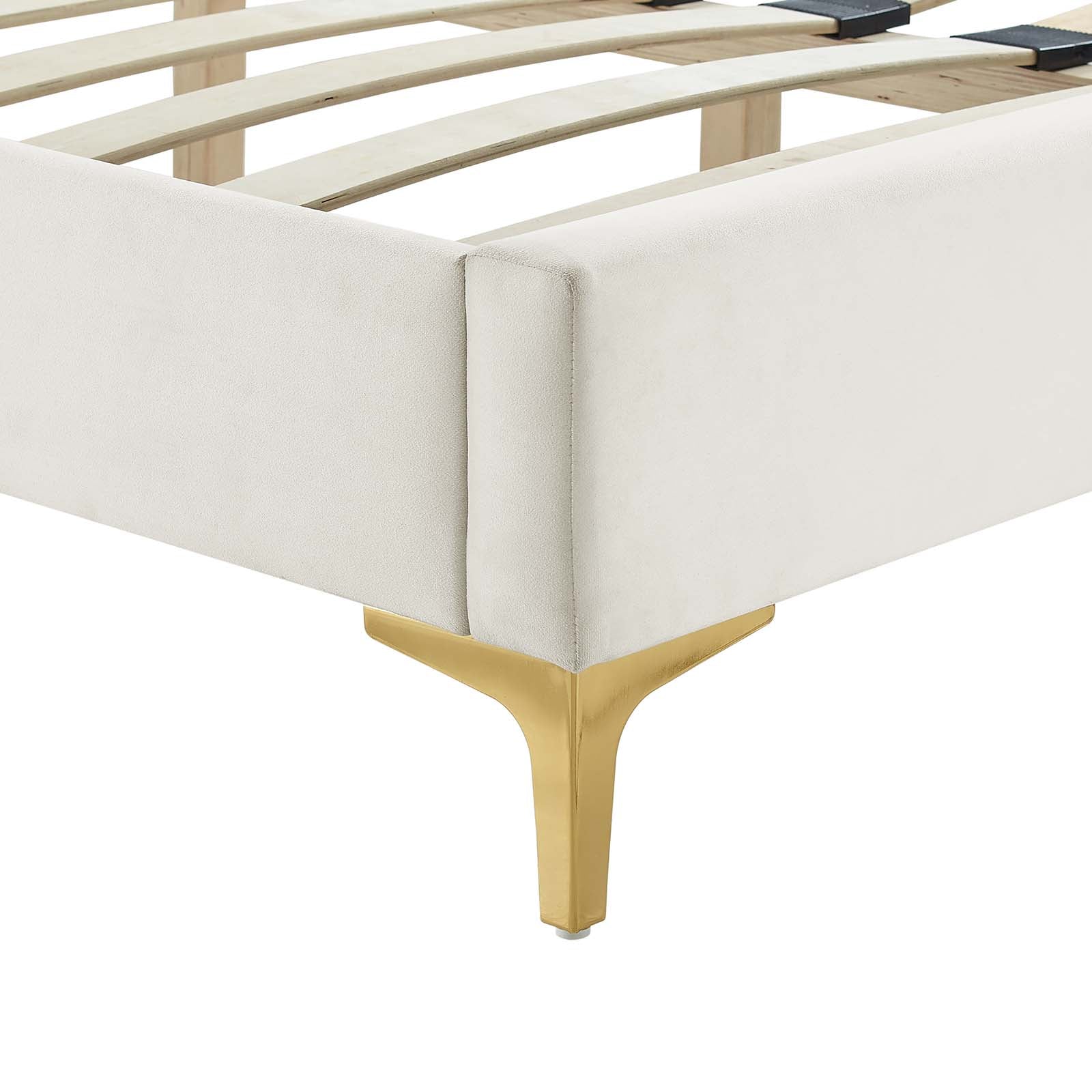 Zahra Channel Tufted Performance Velvet King Platform Bed by Modway