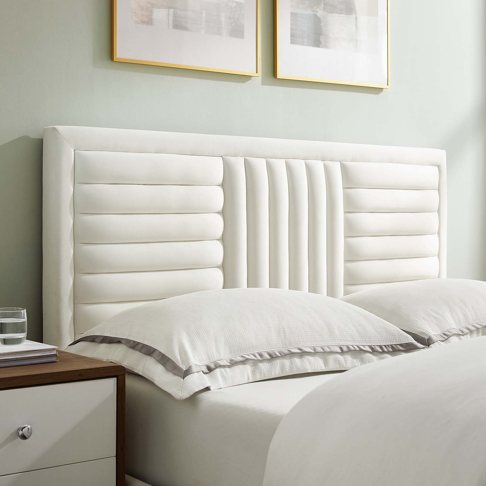 Sofia Channel Tufted Performance Velvet King Platform Bed by Modway