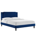 Zahra Channel Tufted Performance Velvet King Platform Bed by Modway
