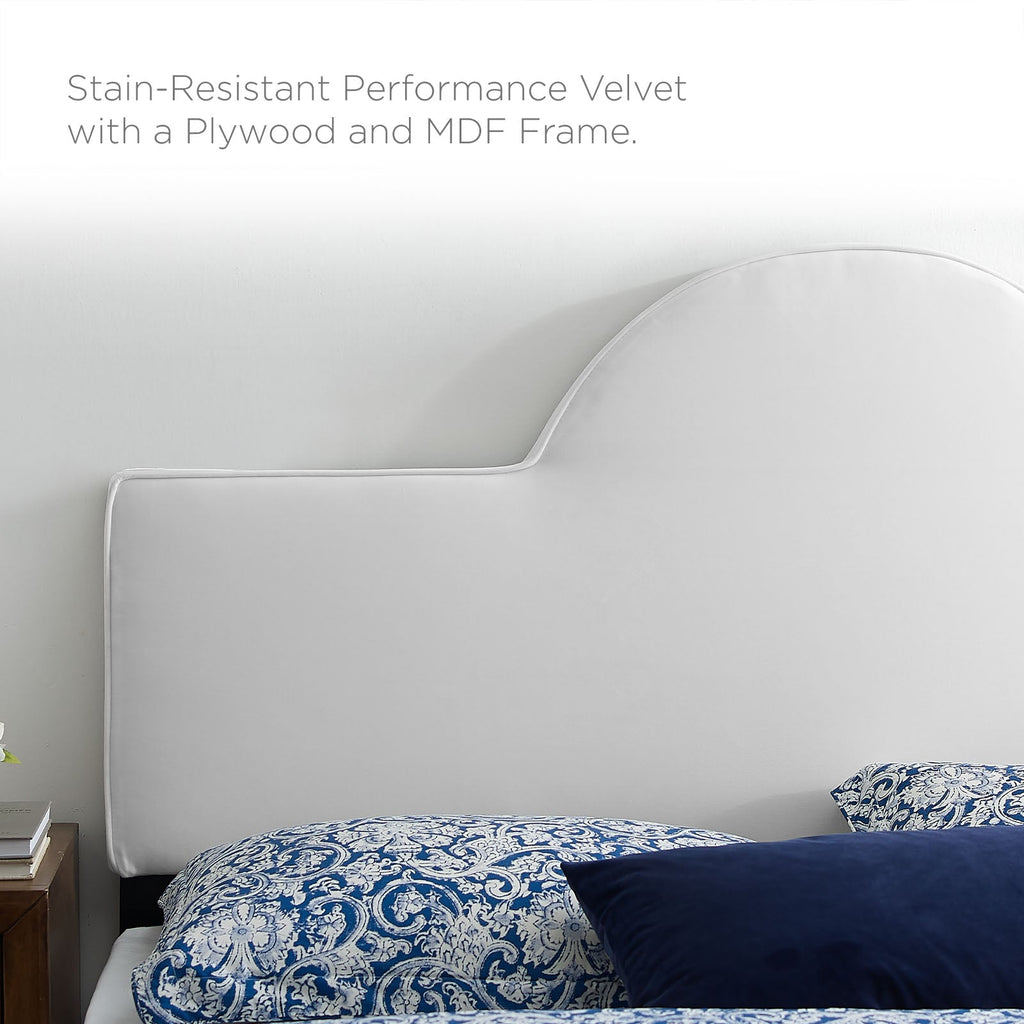Aurora Performance Velvet King Bed by Modway