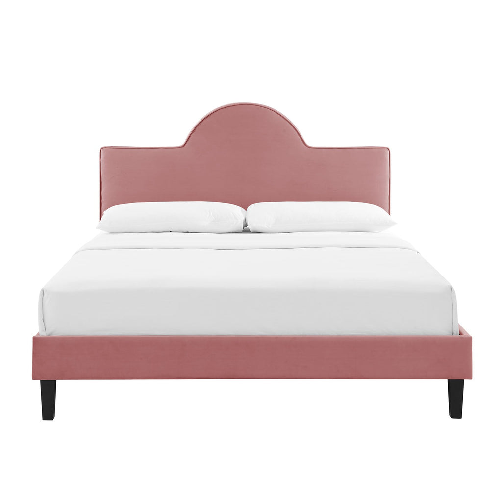 Soleil Performance Velvet Twin Bed by Modway