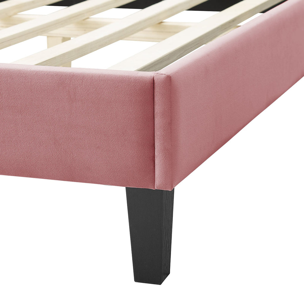 Soleil Performance Velvet King Bed by Modway