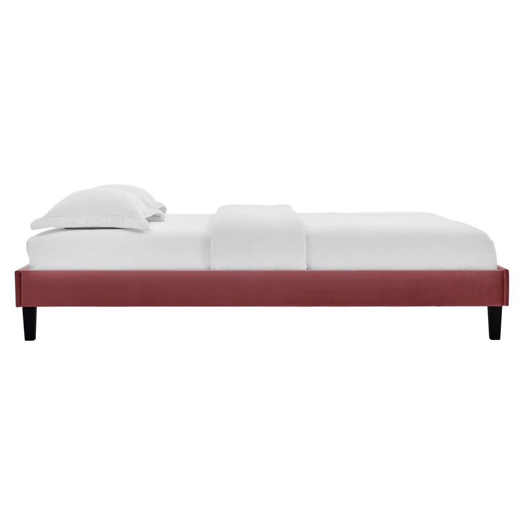 Colette Performance Velvet King Platform Bed by Modway