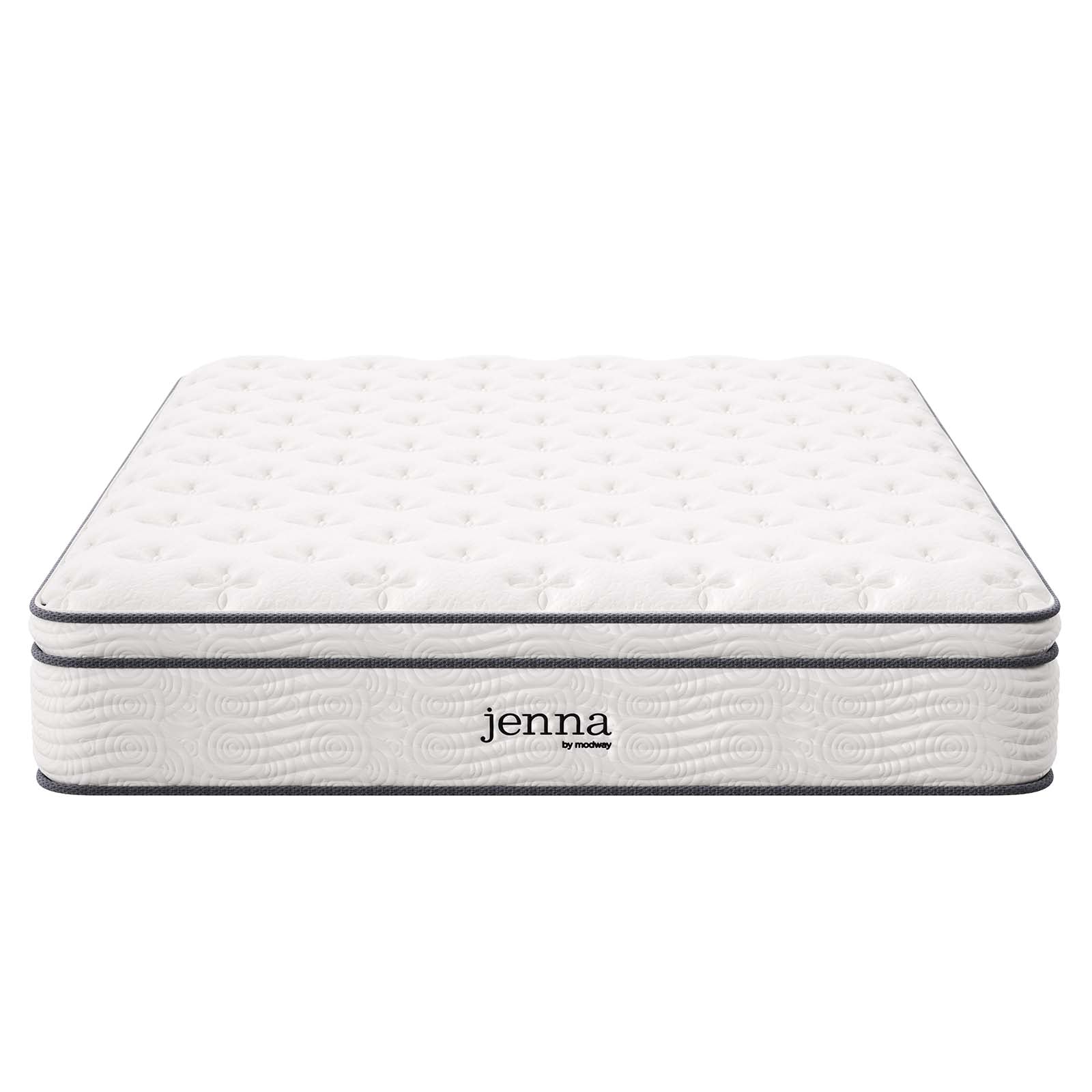 Jenna 12" Innerspring and Foam King Mattress by Modway