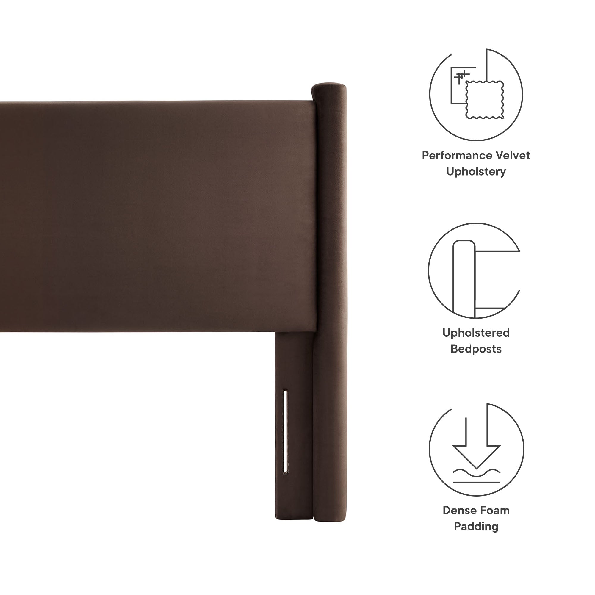 Rael Performance Velvet Full Headboard by Modway