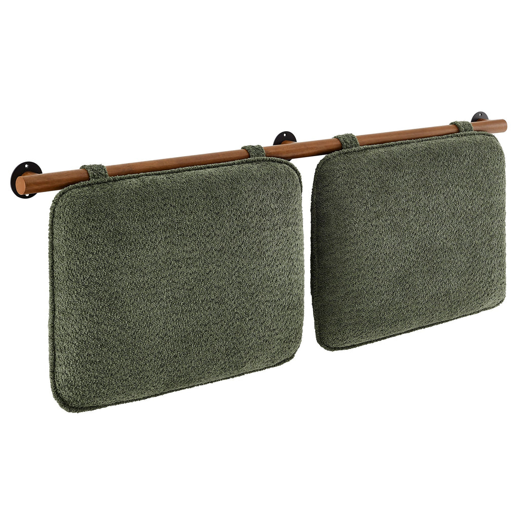 Anela Wall-Mounted Chenille Upholstered Full Headboard by Modway