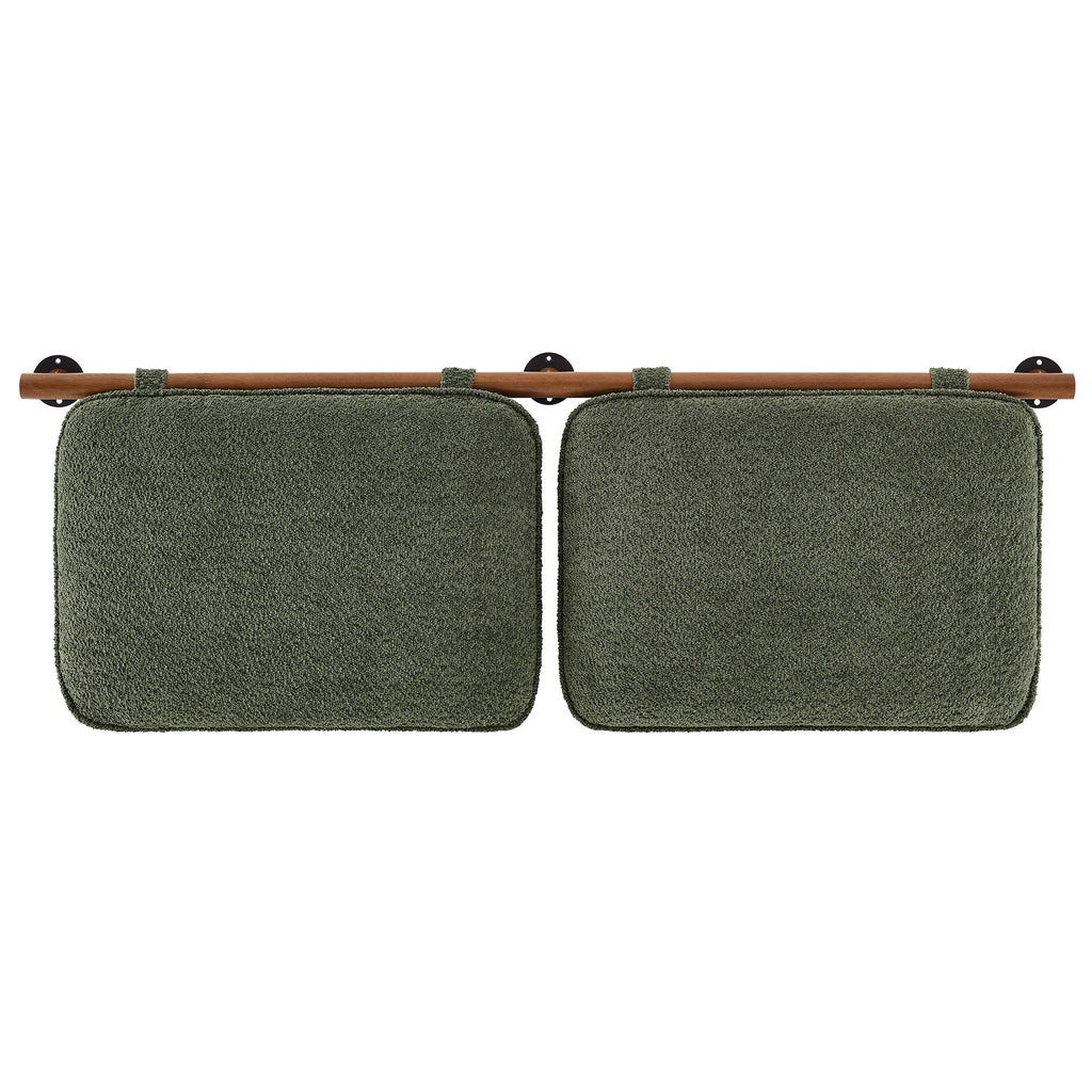 Anela Wall-Mounted Chenille Upholstered Queen Headboard by Modway