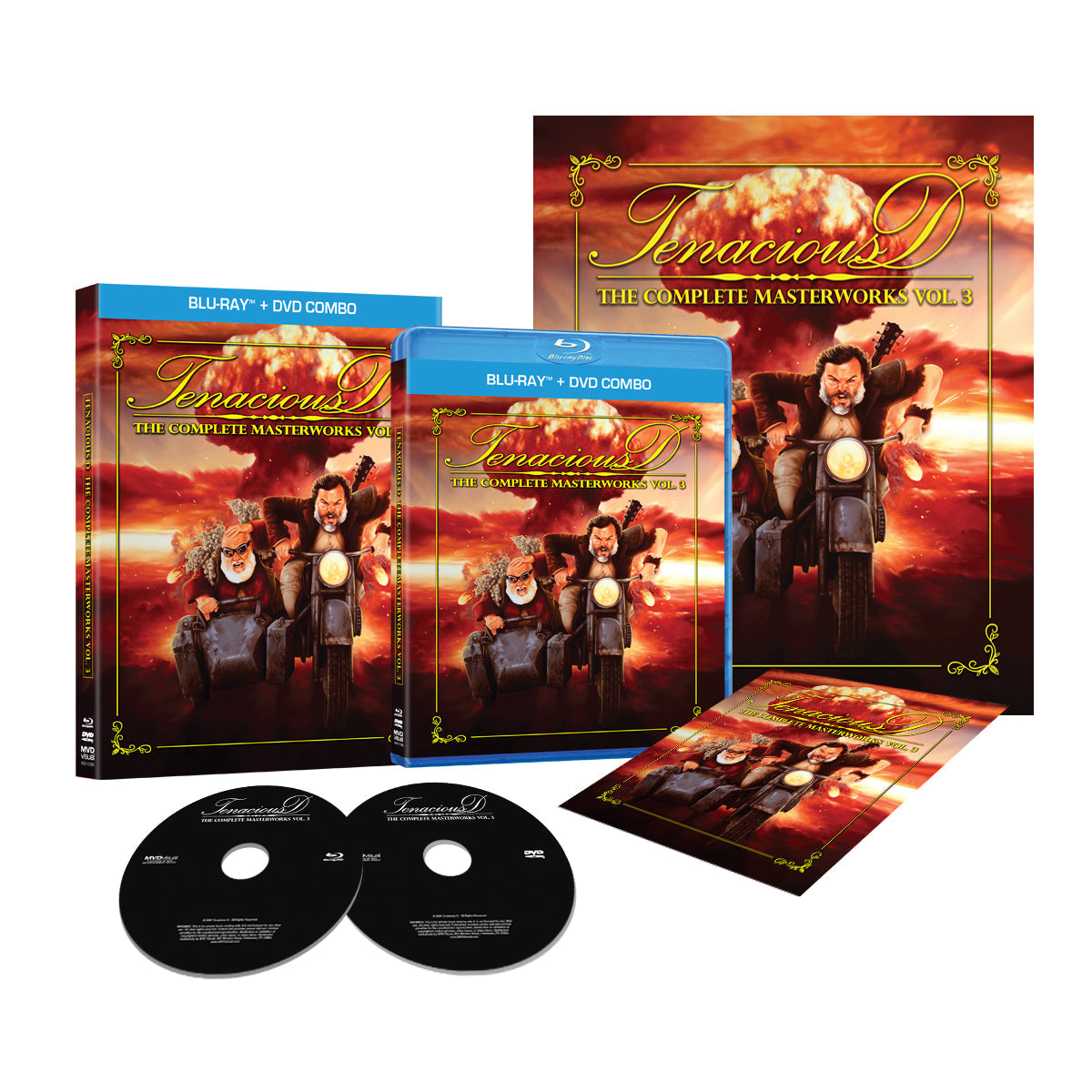 Tenacious D - The Complete Masterworks Vol. 3 BLU-RAY DVD +Mini Poster