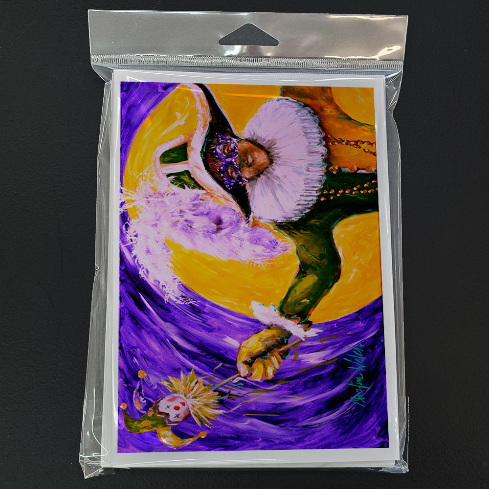 Mardi Gras Hey Mister Greeting Cards Pack of 8 Blank Cards with Envelopes Whimsical A7 Size 5x7