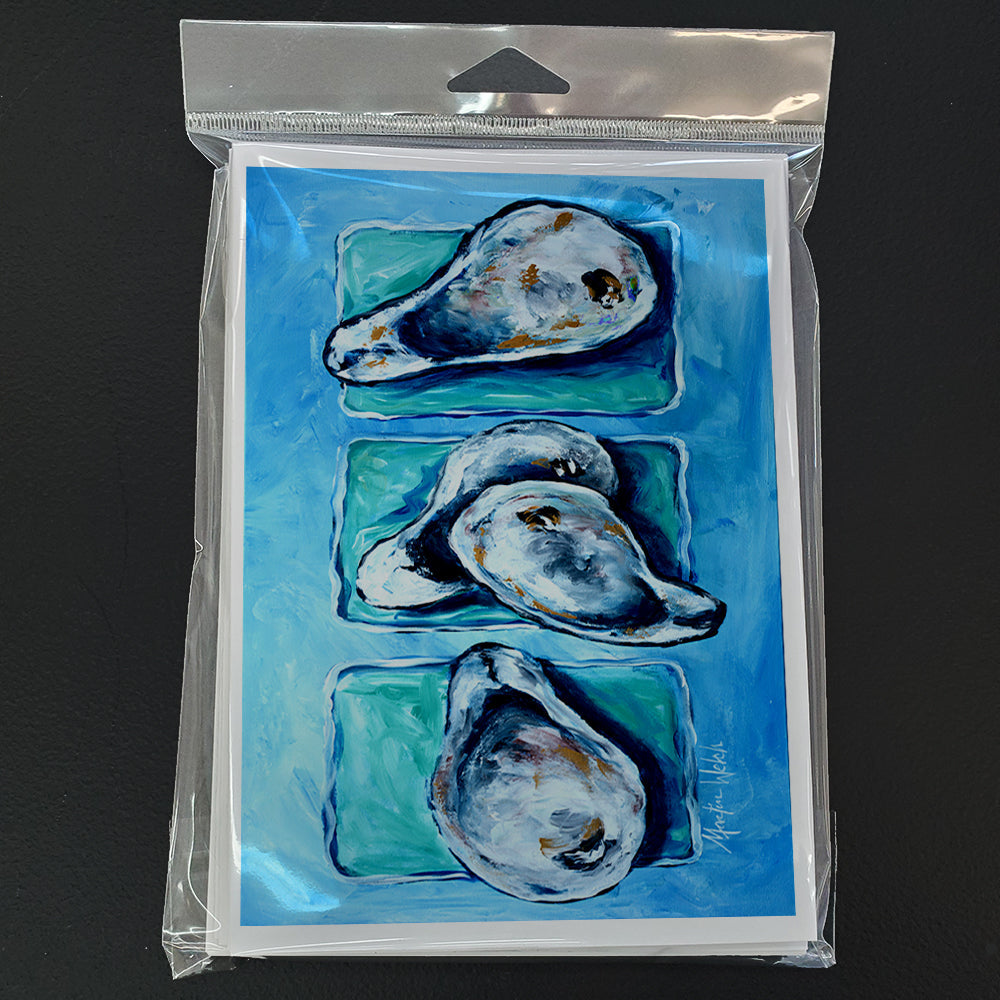 Oysters Oyster + Oyster = Oysters Greeting Cards Pack of 8 Blank Cards with Envelopes Whimsical A7 Size 5x7