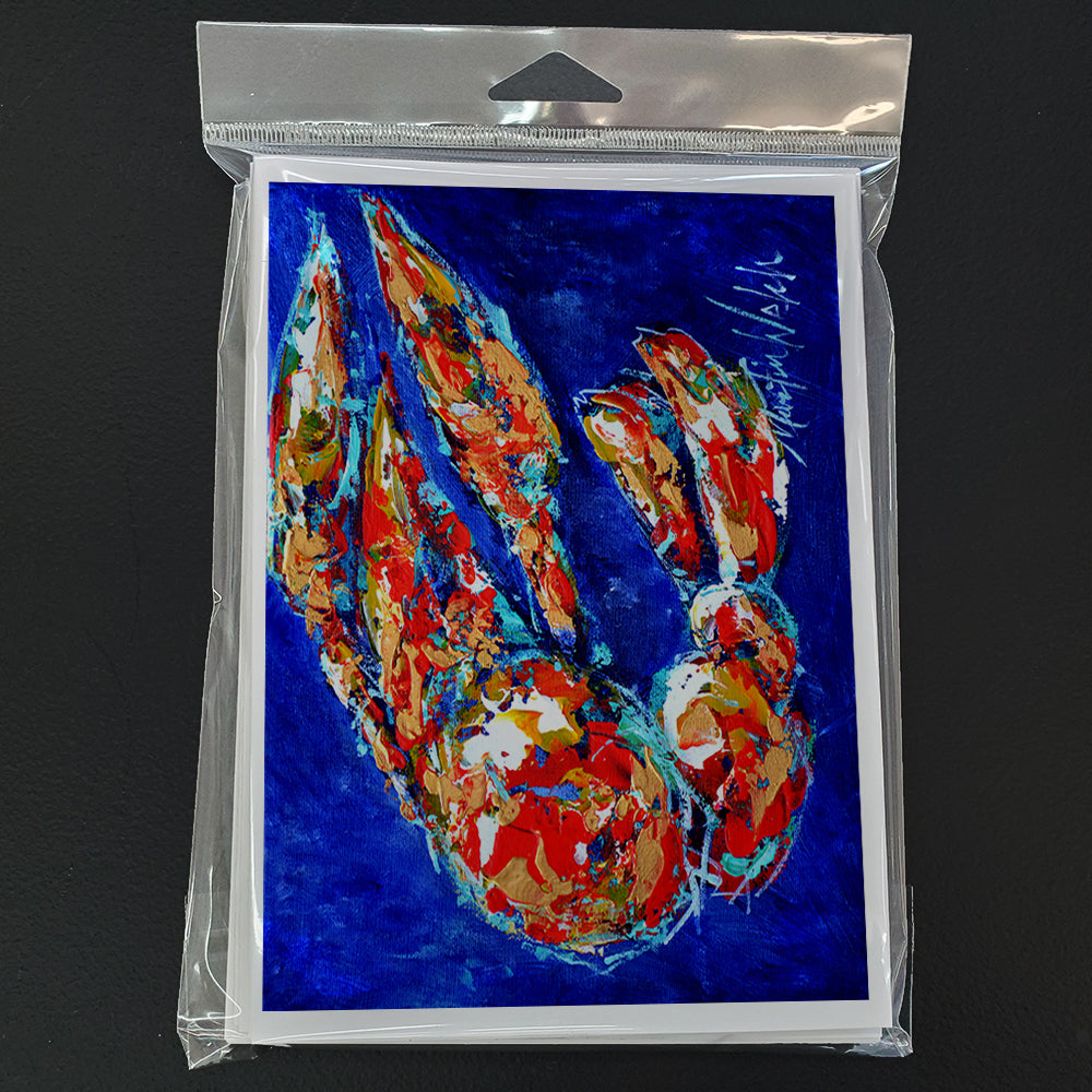 Craw Momma Crawfish Greeting Cards Pack of 8 Blank Cards with Envelopes Whimsical A7 Size 5x7