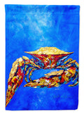 Blue Crab on Blue Sr. Garden Flag Mailbox Decorative Yard Banner Outside Patio Artwork for Flower Beds, Garden Size, Multicolor