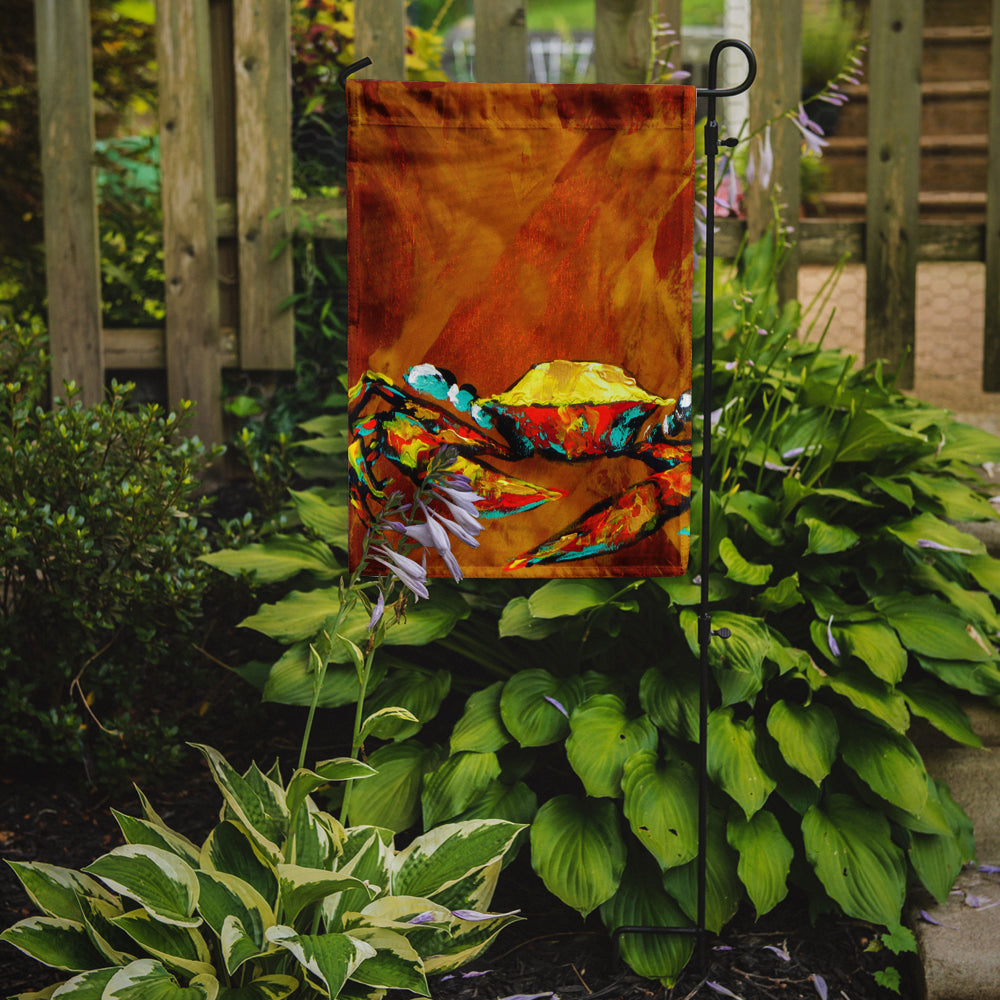 Caramel Coated Crab Garden Flag Mailbox Decorative Yard Banner Outside Patio Artwork for Flower Beds, Garden Size, Multicolor