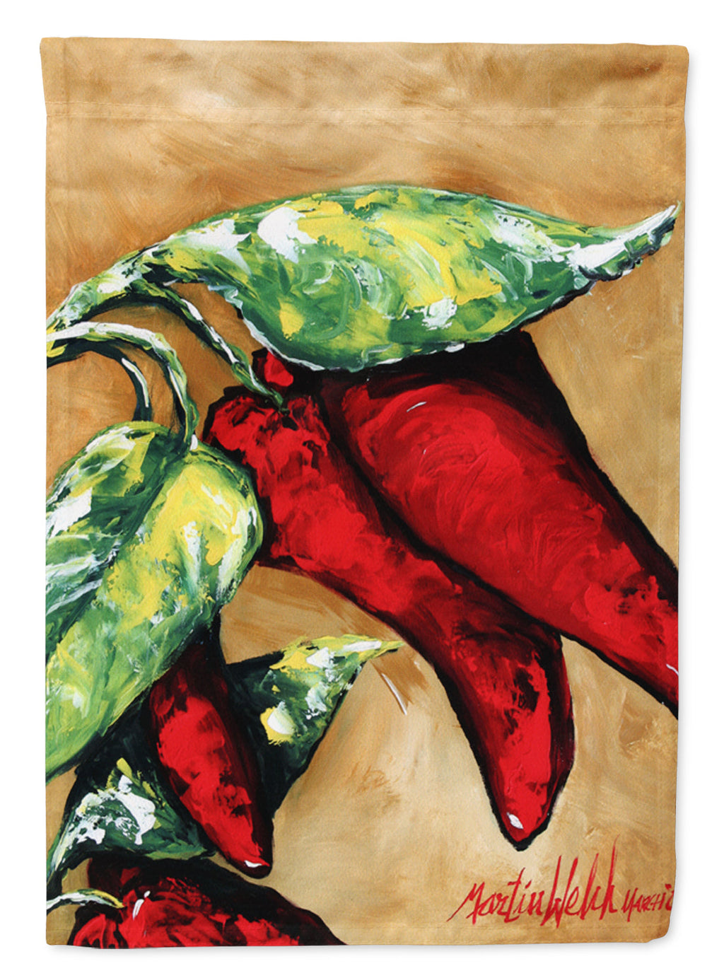 Hot Peppers Garden Flag Mailbox Decorative Yard Banner Outside Patio Artwork for Flower Beds, Garden Size, Multicolor