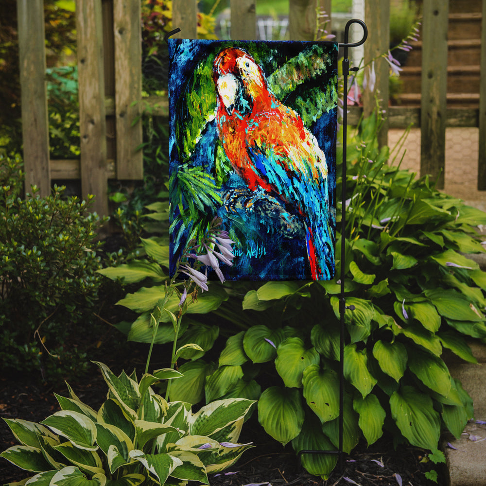 Yo Yo Mama Parrot Garden Flag Mailbox Decorative Yard Banner Outside Patio Artwork for Flower Beds, Garden Size, Multicolor