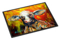 Happy Cow Doormat Indoor Outdoor 24H X 36W Front Door Mat Rugs for Entryway, Non Slip Washable Low Pile,