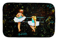 At Practice Ballet Dish Drying Mat Absorbent Dish Drying Mat Pad for Kitchen Counter Dish Drainer Mat for Countertop, 14 x 21", Multicolor