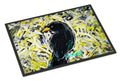 Crow Adam Doormat Indoor Outdoor 24H X 36W Front Door Mat Rugs for Entryway, Non Slip Washable Low Pile,