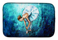 Early Practice Ballet Dish Drying Mat Absorbent Dish Drying Mat Pad for Kitchen Counter Dish Drainer Mat for Countertop, 14 x 21", Multicolor