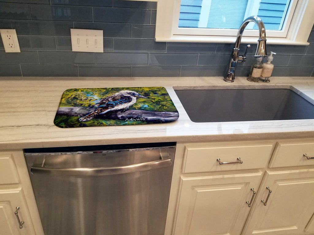 G'Day Mate Bird Dish Drying Mat Absorbent Dish Drying Mat Pad for Kitchen Counter Dish Drainer Mat for Countertop, 14 x 21", Multicolor