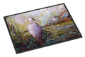 Heron in the Swamp Doormat Indoor Outdoor 18H X 27W Front Door Mat Rugs for Entryway, Non Slip Washable