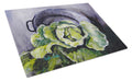 Home Grown In Plaquemines Parish Cabbage Cutting Board Tempered Glass Kitchen Cutting Surface, Heat Resistant Chopping, Non-Slip Feet, Food Prep & Serving
