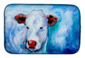 Move Over Cow Dish Drying Mat Absorbent Dish Drying Mat Pad for Kitchen Counter Dish Drainer Mat for Countertop, 14 x 21", Multicolor