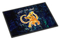 Space Cat Det Cat Doormat Indoor Outdoor 18H X 27W Front Door Mat Rugs for Entryway, Non Slip Washable