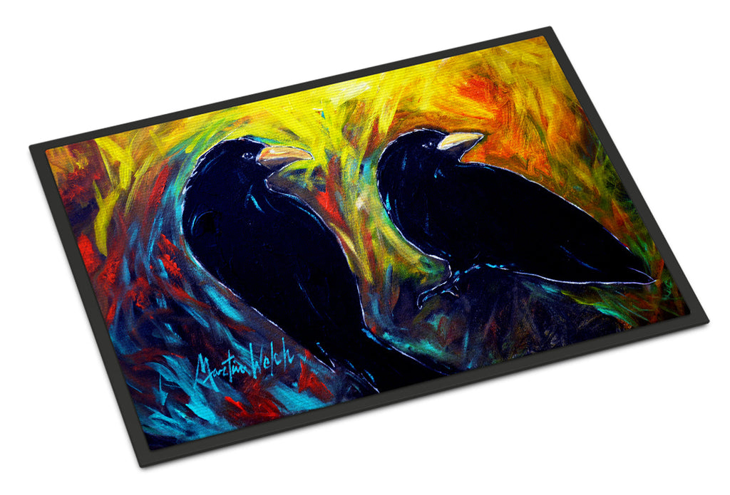 What Was That Black Crows Doormat Indoor Outdoor 24H X 36W Front Door Mat Rugs for Entryway, Non Slip Washable Low Pile,