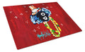 Zee Bee Cutting Board Tempered Glass Kitchen Cutting Surface, Heat Resistant Chopping, Non-Slip Feet, Food Prep & Serving
