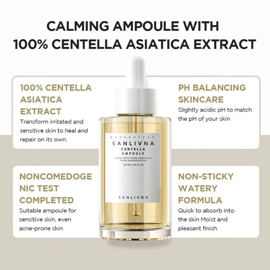 Madagascar Centella Asiatica Ampoule Facial Serum.