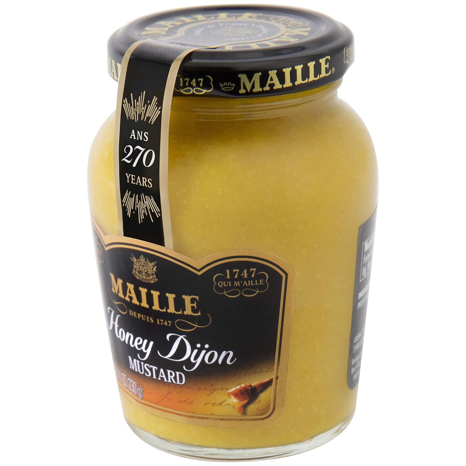 Maille Dijon Mustard with Real Honey, 6-Pack, 8 Oz.